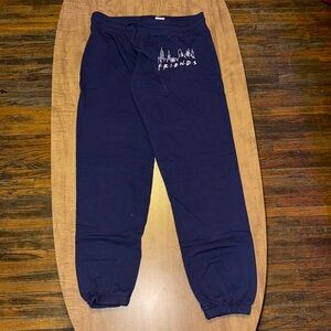 friends navy sweatpants